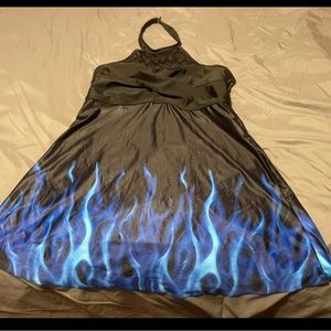 Women’s halter dress style swimsuit, top only